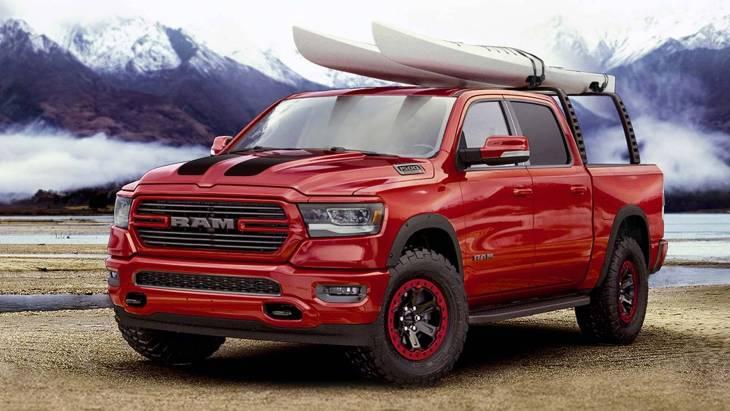 Ателье Mopar подготовило комплект аксессуаров для пикапа Ram 1500 нового поколения