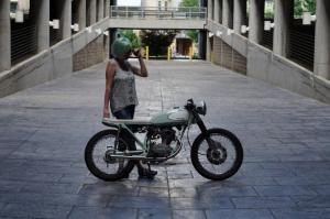 1974 Honda CB125 «Biff.» by Jenny Lawson