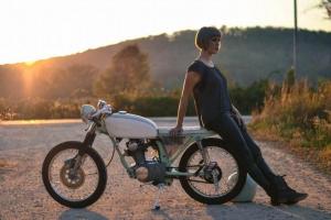 1974 Honda CB125 «Biff.» by Jenny Lawson