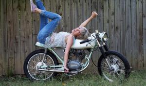 1974 Honda CB125 «Biff.» by Jenny Lawson