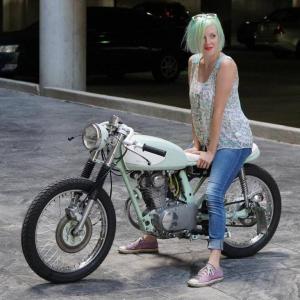 1974 Honda CB125 «Biff.» by Jenny Lawson