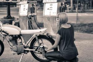 1974 Honda CB125 «Biff.» by Jenny Lawson