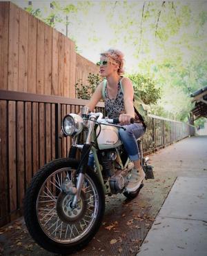 1974 Honda CB125 «Biff.» by Jenny Lawson