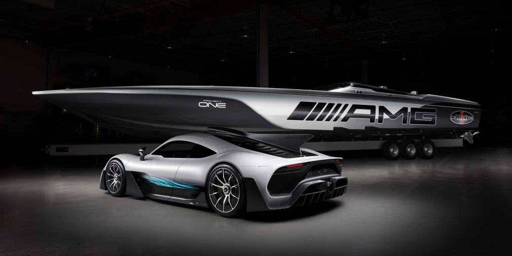 Mercedes-AMG представил скоростной катер в стиле суперкара Project One