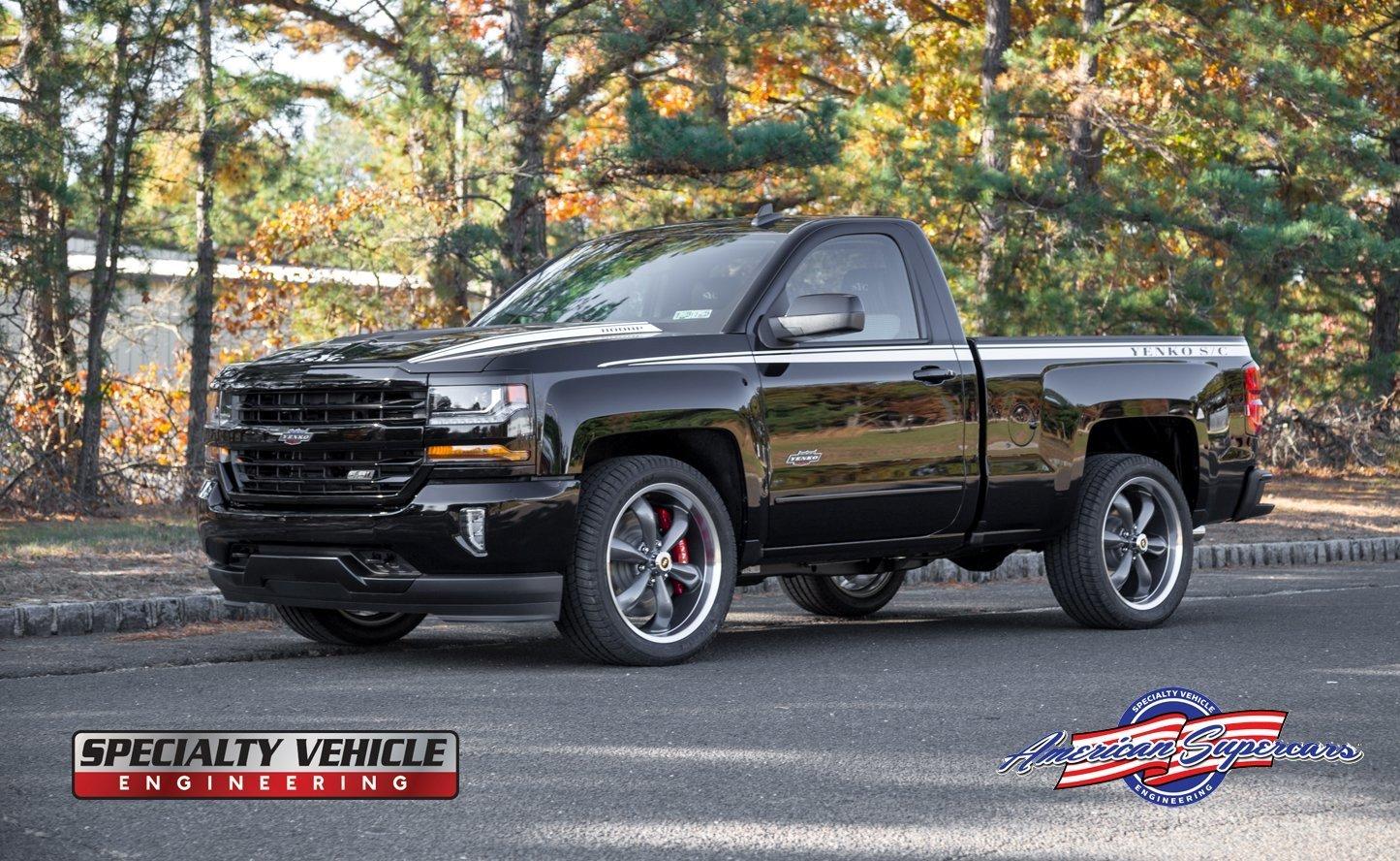 Пикап Yenko Silverado получил 800-сильный компрессорный двигатель V8