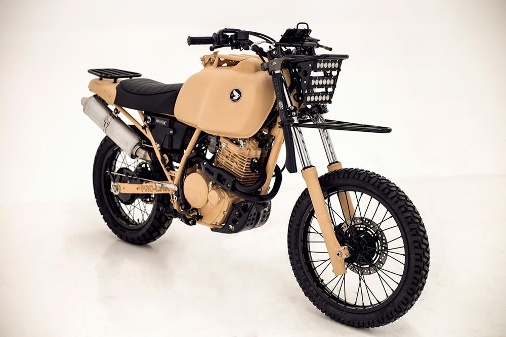 Herencia Custom Garage: скрэмблер Honda XL600R Dirt Trooper