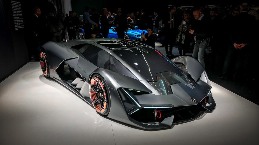 Компания Lamborghini показала космический суперкар