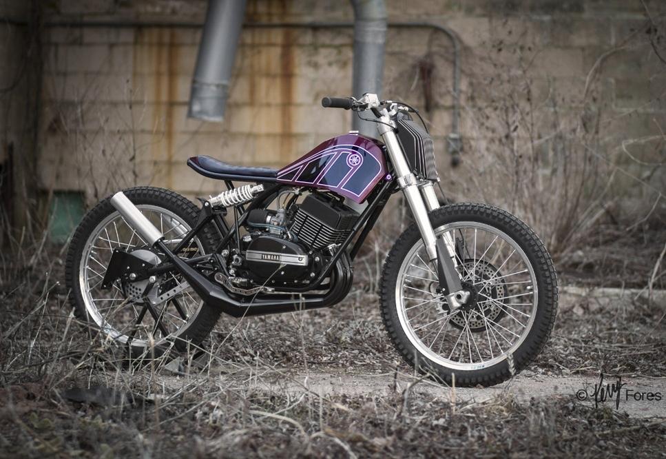 Jake Drummond Designs: кастом Yamaha RD350