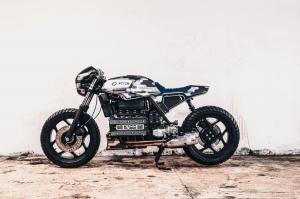 1990 BMW K100 by Cardsharper Customs