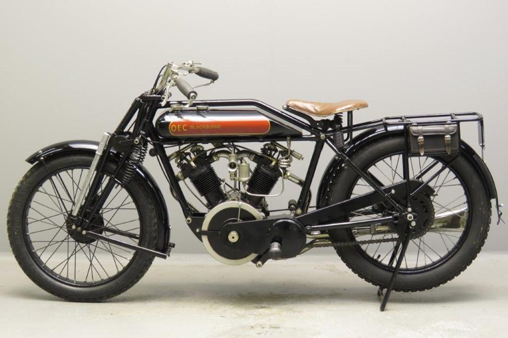 Старинный мотоцикл OEC–Blackburne Special 1927