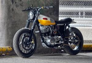 Дэниел Питер: скрэмблер Yamaha SR500