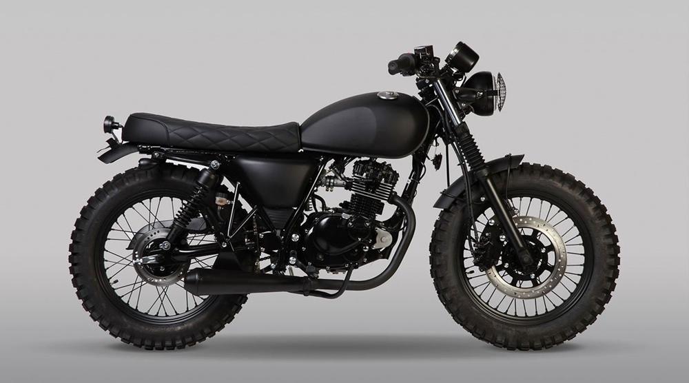 Самый черный мотоцикл Mutt Motorcycles Fat Sabbath 125