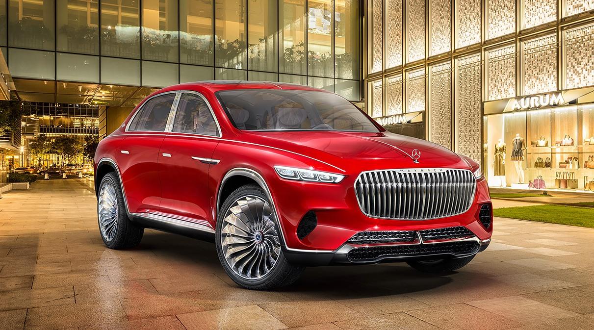 Представлен полностью электрический кроссовер Mercedes-Maybach