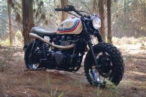 Gasoline Motor Co: кастом Triumph Scrambler