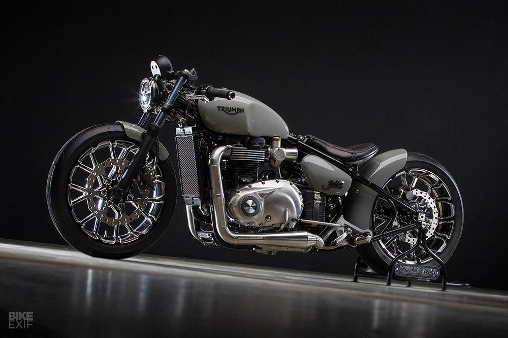 Krugger Motorcycles: кастом Triumph Bobber Hardtail
