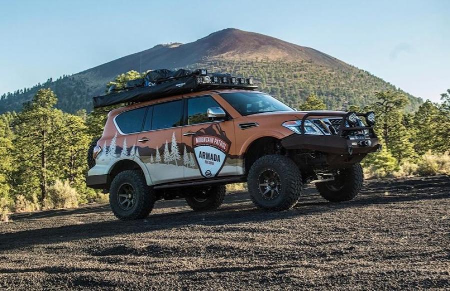 Nissan приспособил внедорожник Armada для экстремального туризма