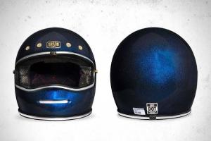 Мотошлем Urban Big Bore Flake Azul