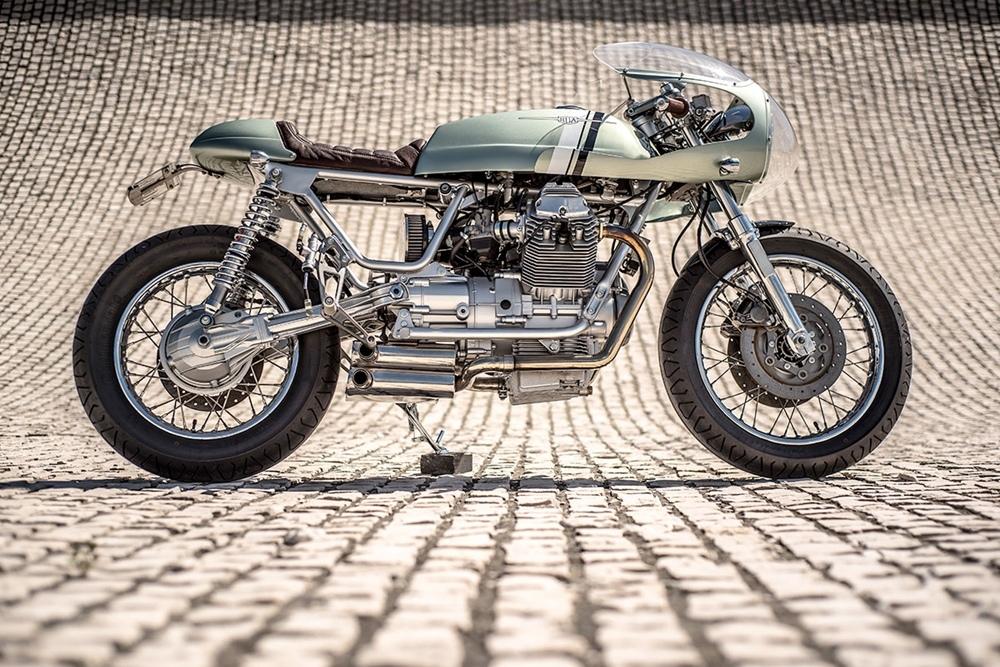 Rua Machines: кафе рейсер Moto Guzzi Nevada