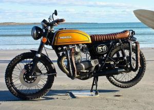 1975 Honda CB200T Surf-n-Turf by Utopeia Moto Company
