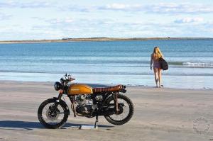 1975 Honda CB200T Surf-n-Turf by Utopeia Moto Company