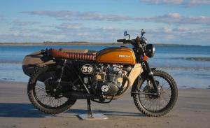 1975 Honda CB200T Surf-n-Turf by Utopeia Moto Company