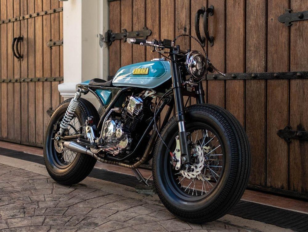Jowo Kustom: кафе рейсер Yamaha SX225 ака Scorpio 225