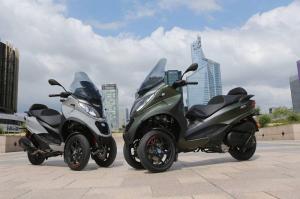 Новый трехколесный скутер Piaggio MP3