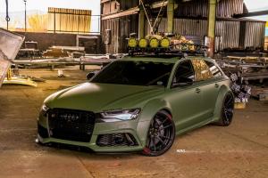 2018 Audi RS6 Sportback Army Green by RACE on ADV.1 Wheels (ADV5.2 M.V2 SL)