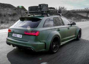 2018 Audi RS6 Sportback Army Green by RACE on ADV.1 Wheels (ADV5.2 M.V2 SL)