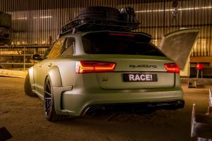 2018 Audi RS6 Sportback Army Green by RACE on ADV.1 Wheels (ADV5.2 M.V2 SL)