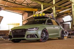 2018 Audi RS6 Sportback Army Green by RACE on ADV.1 Wheels (ADV5.2 M.V2 SL)