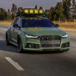 2018 Audi RS6 Sportback Army Green by RACE on ADV.1 Wheels (ADV5.2 M.V2 SL)