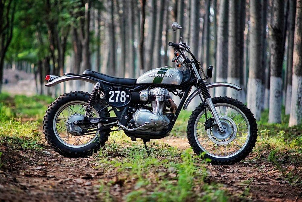 Mandrill Garage: скрэмблер Kawasaki W800
