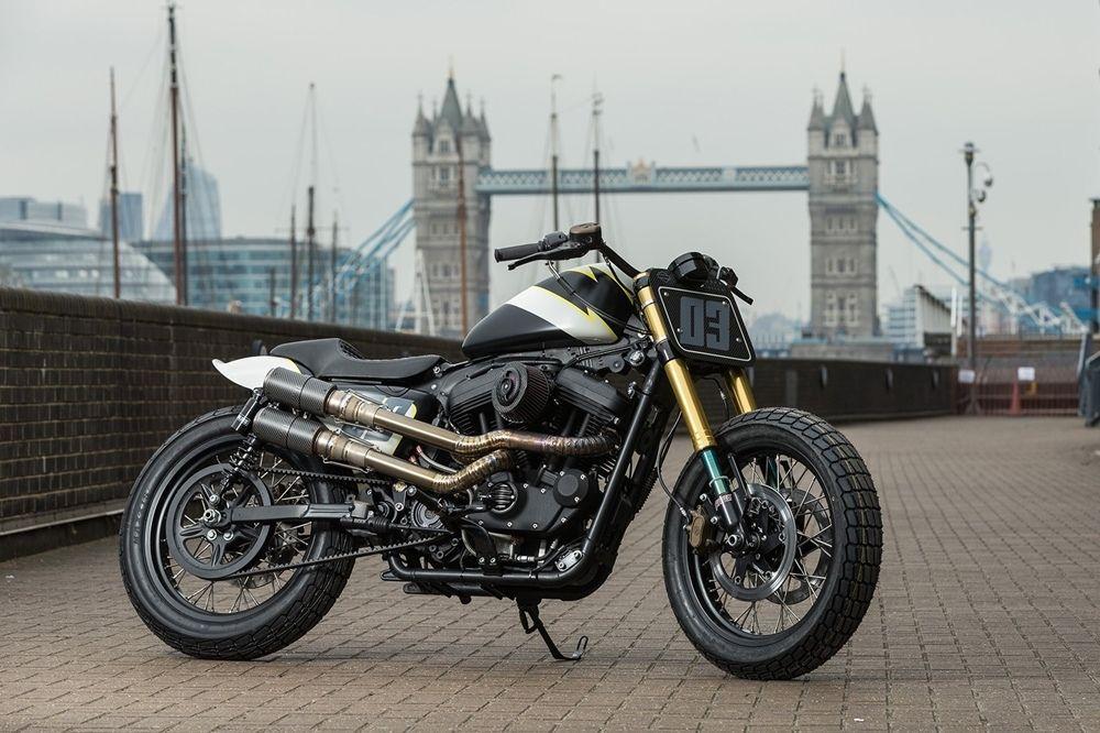 Injustice Customs: Стрит-трекер Harley-Davidson Sportster