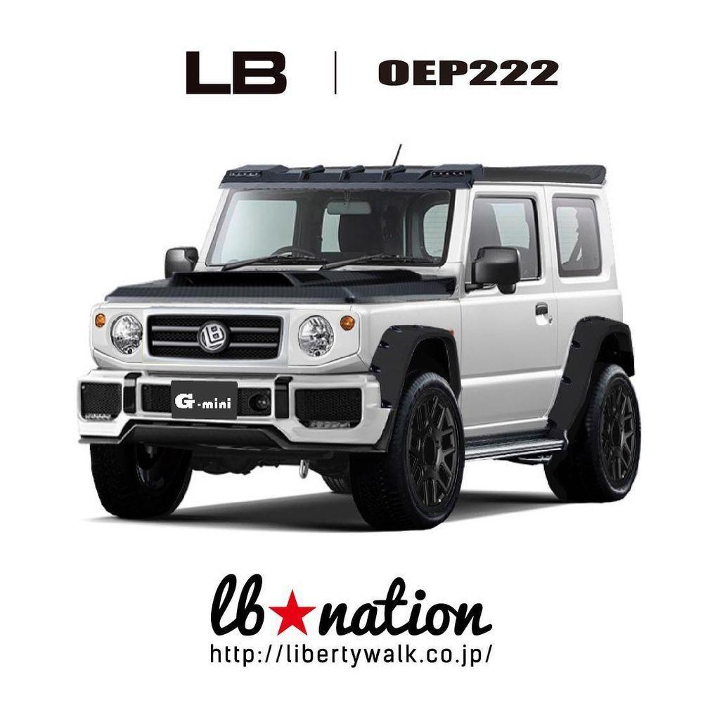 Тюнеры Liberty Walk превратили Suzuki Jimny нового поколения в миниатюрный G-Class