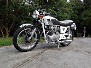 1972 Honda CB450 Sanitary White by Chattahoochee Skunkworks