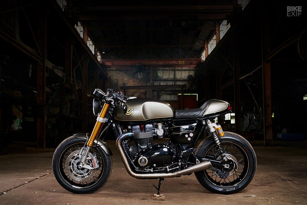 Fuller Moto: кафе рейсер Triumph Thruxton