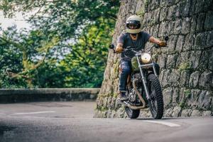 1977 Triumph Bonneville T140 RV by Angry Lane