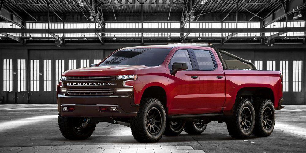 Пикап Chevrolet Silverado стал шестиколесным Голиафом
