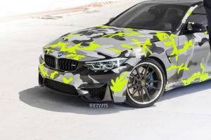 BMW M4 Coupe получил камуфляжный окрас и новые диски