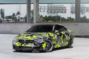2018 BMW M4 Coupe on Strasse Wheels (SV1 Deep Concave FS)