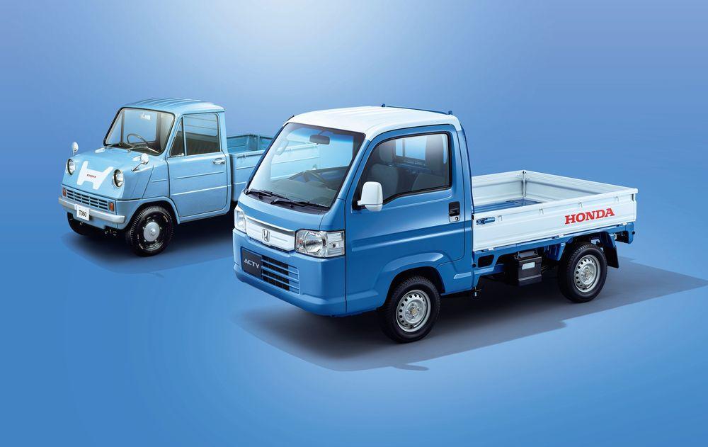Грузовик Honda Acty получил ностальгические спецверсии