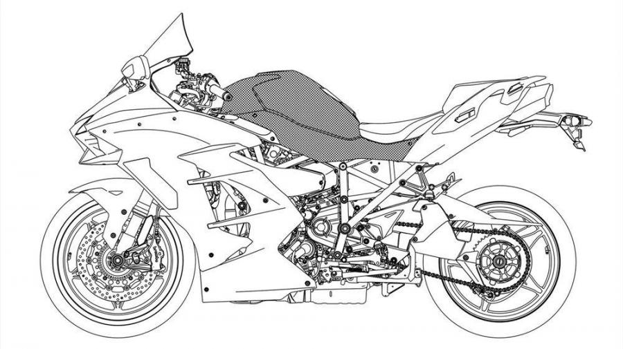Гипербайк Kawasaki Ninja H2 SX SE+