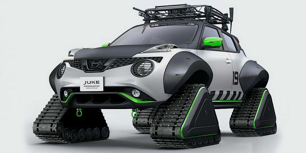 Nissan разработал еще один Juke на гусеничной тяге
