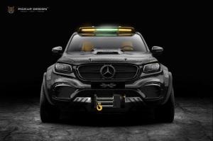 Ателье Carlex придумало трехосный Mercedes-Benz X-Class для трека