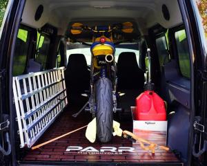 2012 Ford Transit Connect Moto Van by PARR Motorcycles