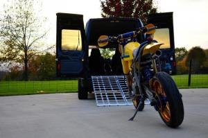 2012 Ford Transit Connect Moto Van by PARR Motorcycles