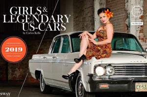 Календарь Girls & Legendary US-Cars 2019 года
