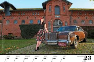 Календарь Girls & Legendary US-Cars 2019 года