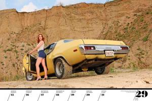 Календарь Girls & Legendary US-Cars 2019 года